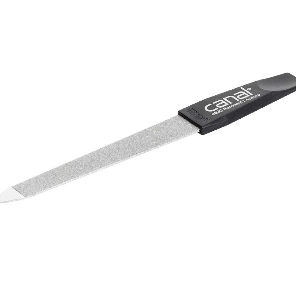 Canal Instrumente Maniküre & Pediküre|Nagelfeilen|Canal Saphirfeile gerades Blatt 90 mm