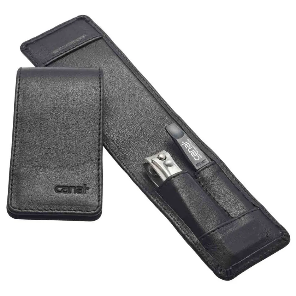 Canal Stecketui mit Magnetverschluss schwarz, 2-teilig-Canal Instrumente Hot