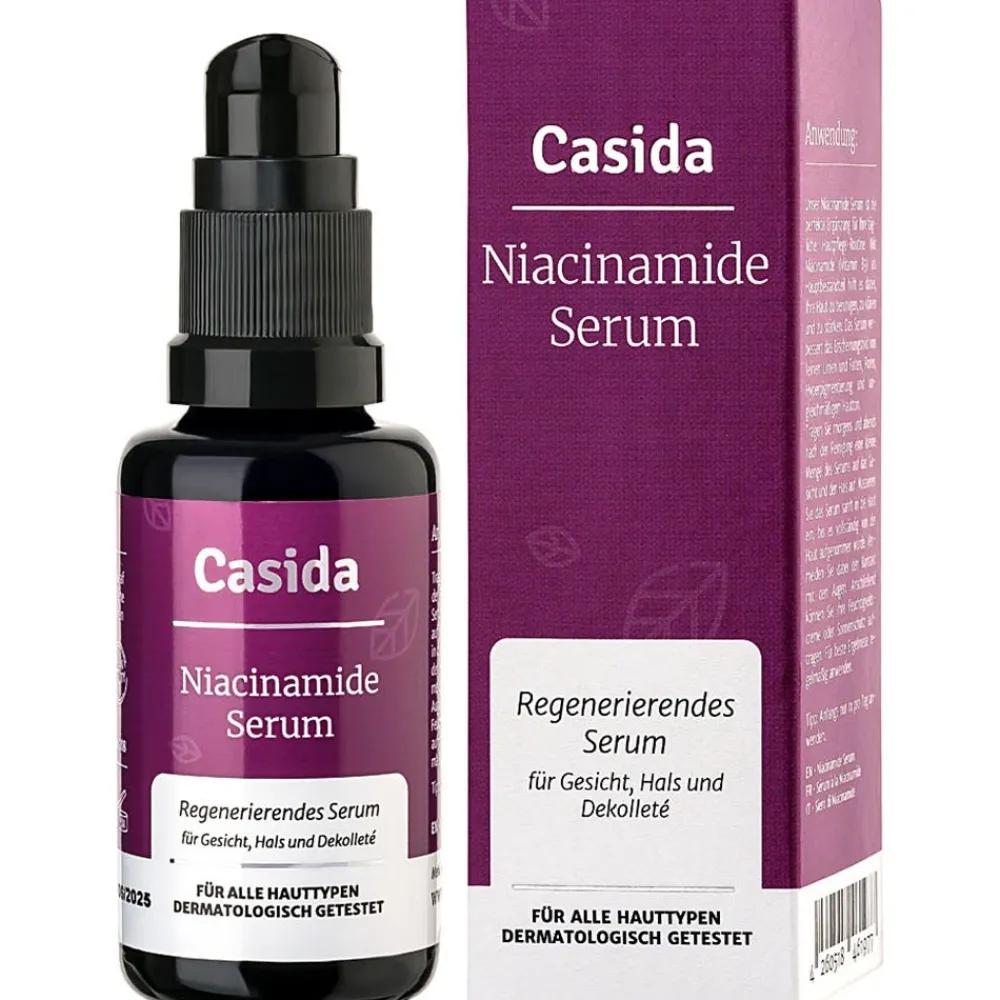 Casida Hautverjüngung|Gesicht|Niacinamide Serum mit Hyaluron 30 ml