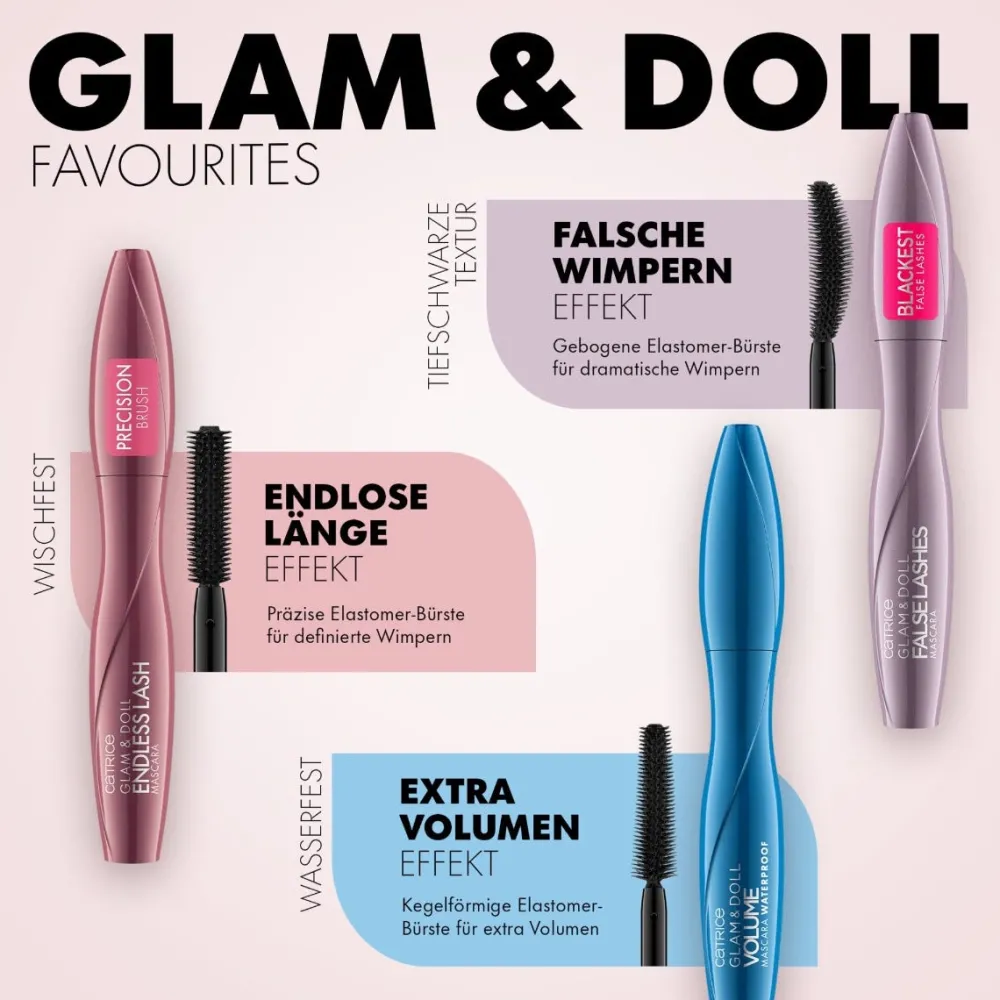 Glam&Doll False Lashes Mascara 27 g-Catrice Best