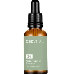 CBD Vital Zahnpflege|Hagel Nature^24% CBD Mundpflegeöl 30 ml