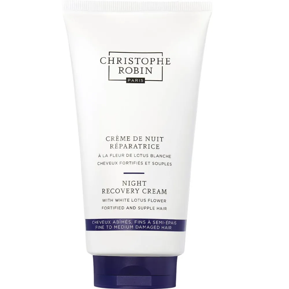 Christophe Robin Conditioner|Night Recovery Cream with White Lotus Flower 150 ml
