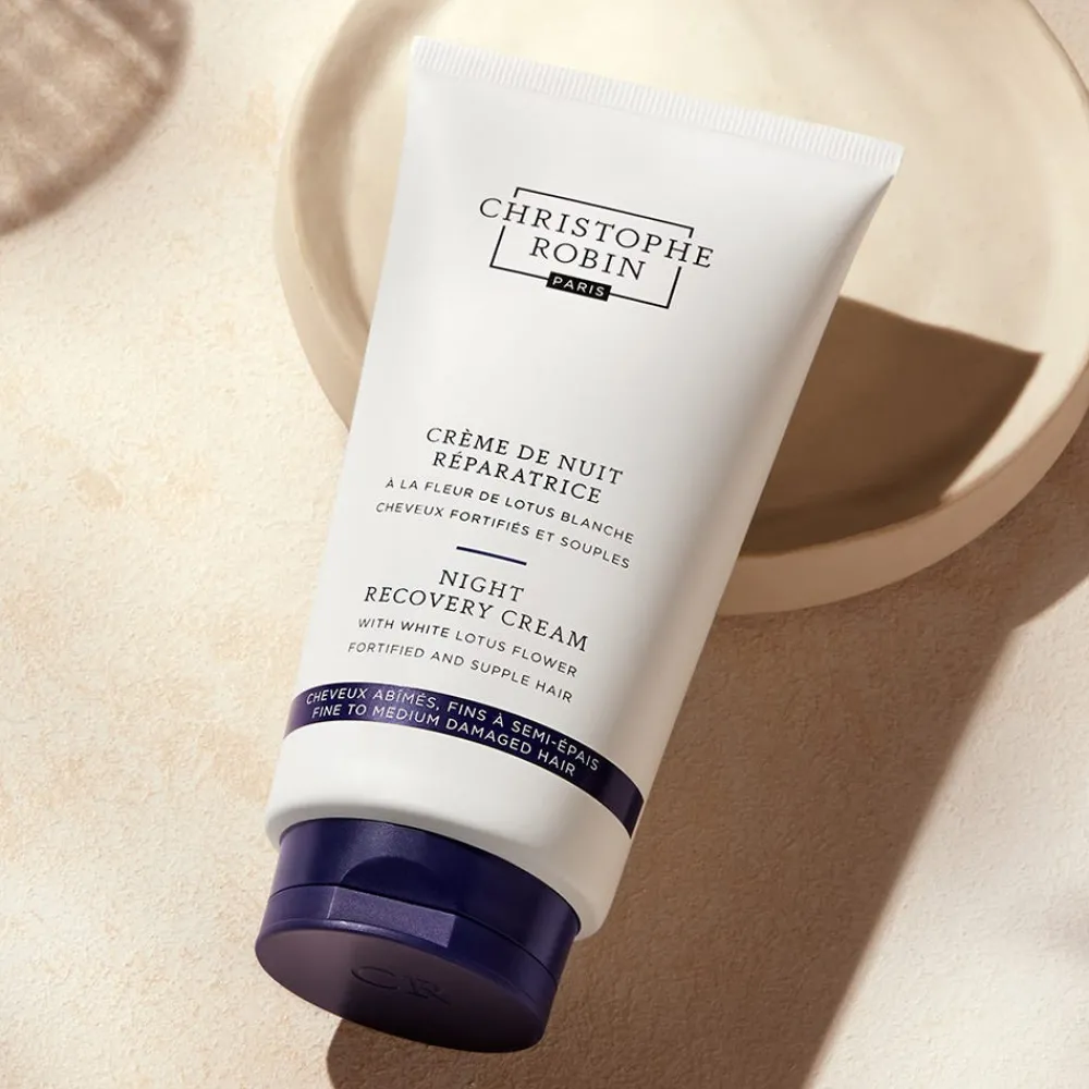 Christophe Robin Conditioner|Night Recovery Cream with White Lotus Flower 150 ml