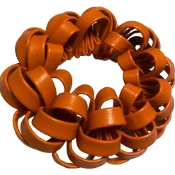 Cléoe Haarschmuck|Braided Scrunchie Pumpkin Orange