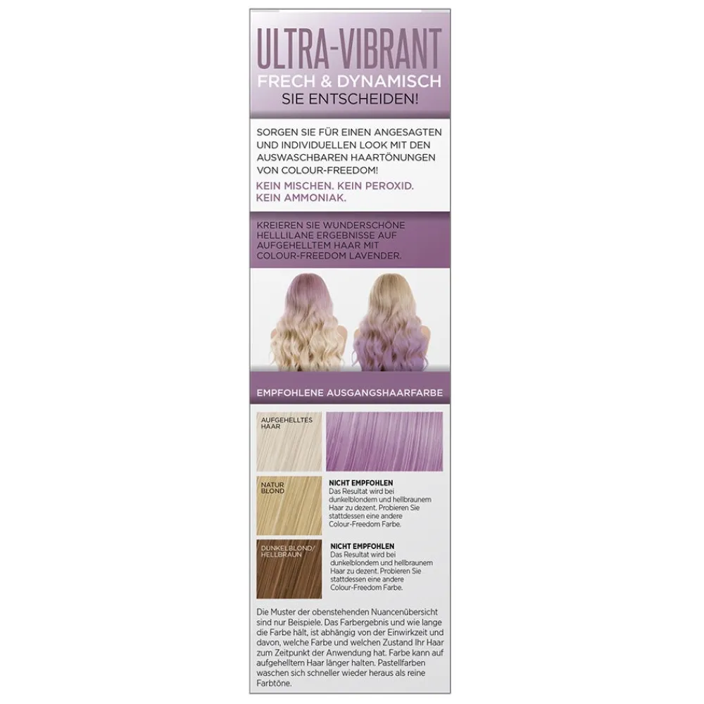 Colour Freedom Hagel Nature|Haarfarbe^Ultra Vibrant Lavender 150 ml