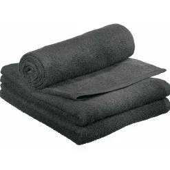 3er Kabinett Handtuch anthrazit 50 x 90 cm-Comair Outlet