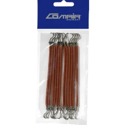 Comair Haarschmuck^Haarbinder Glatt Braun 10 cm, 12 Stück