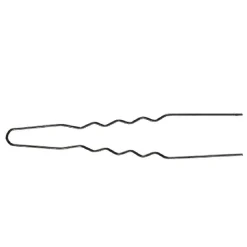 Lockennadeln dünn, schwarz, 50 Stück, 65x0,55mm-Comair