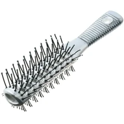 Comair Kämme & Bürsten|Bürste|Tunnelventbürste doppelseitig silbergrau