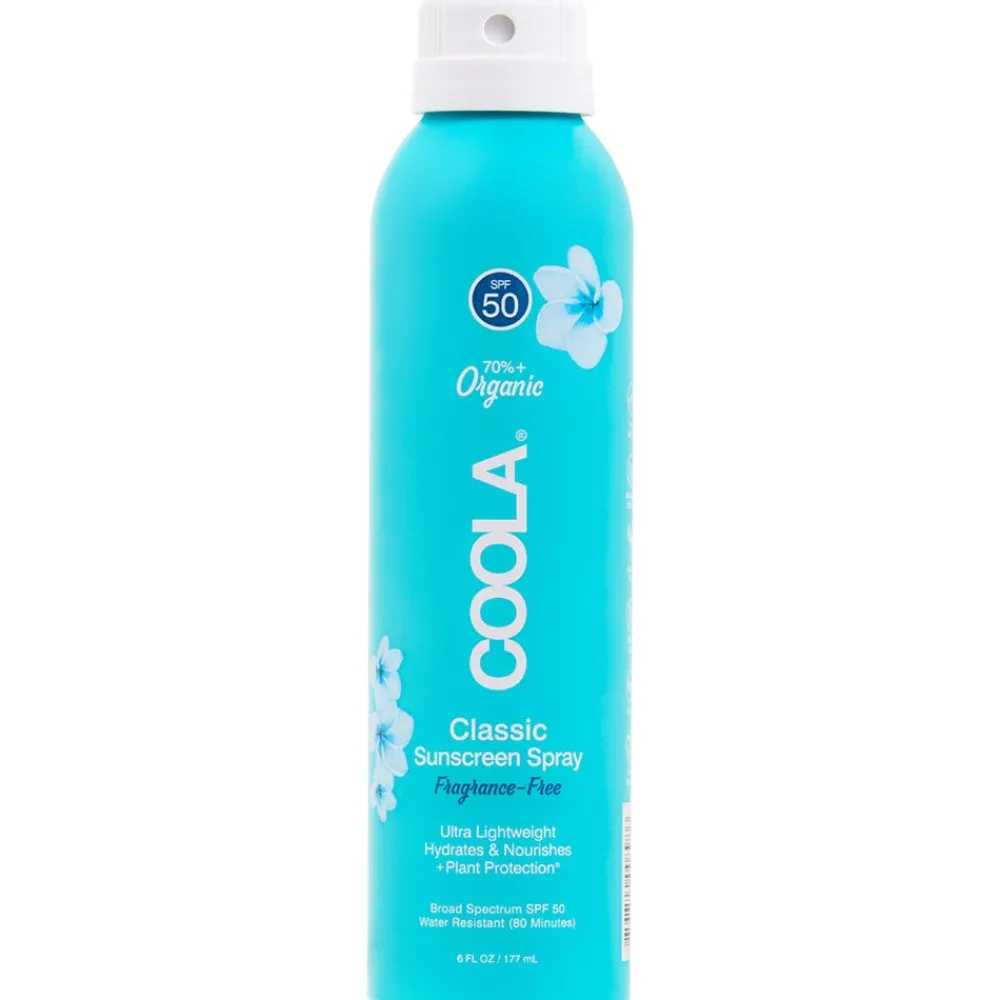 COOLA Uv-Schutz & Pflege|Hagel Nature|Classic SPF50 Body Spray Fragrance-Free 177 ml