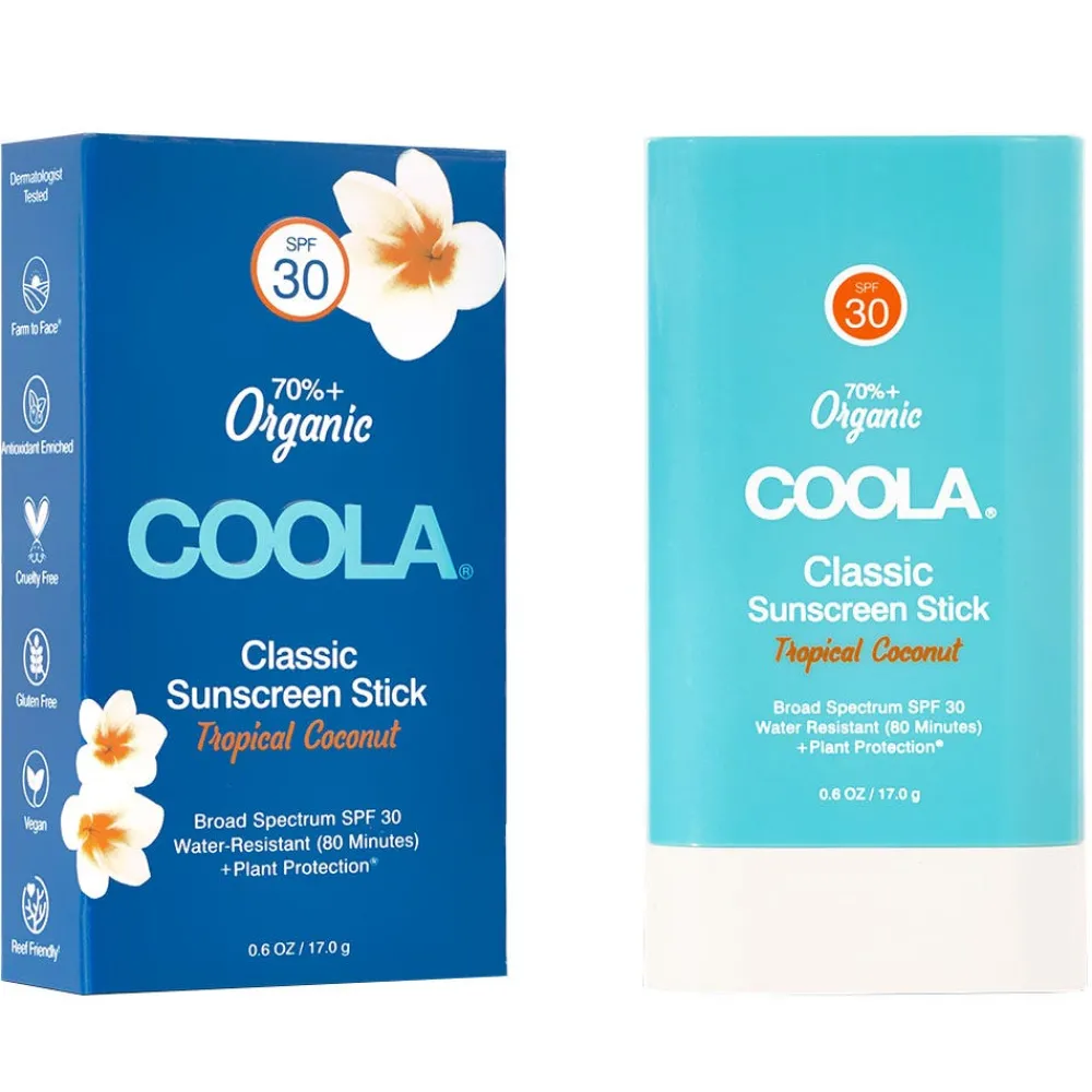 COOLA Uv-Schutz & Pflege|Hagel Nature|Classic Sunscreen Face & Body Stick SPF30 17 g