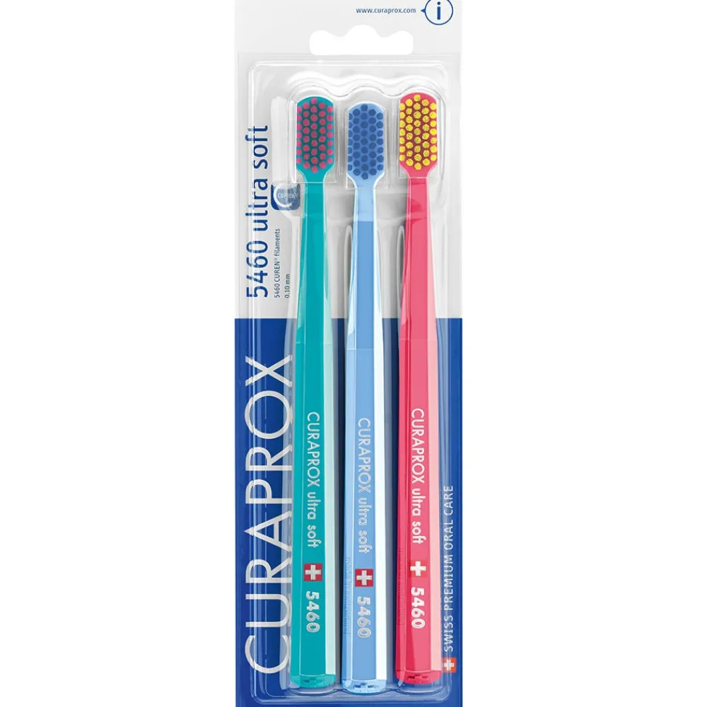 CURAPROX Zahnpflege^5460 Ultra Soft Zahnbürste 3er Pack