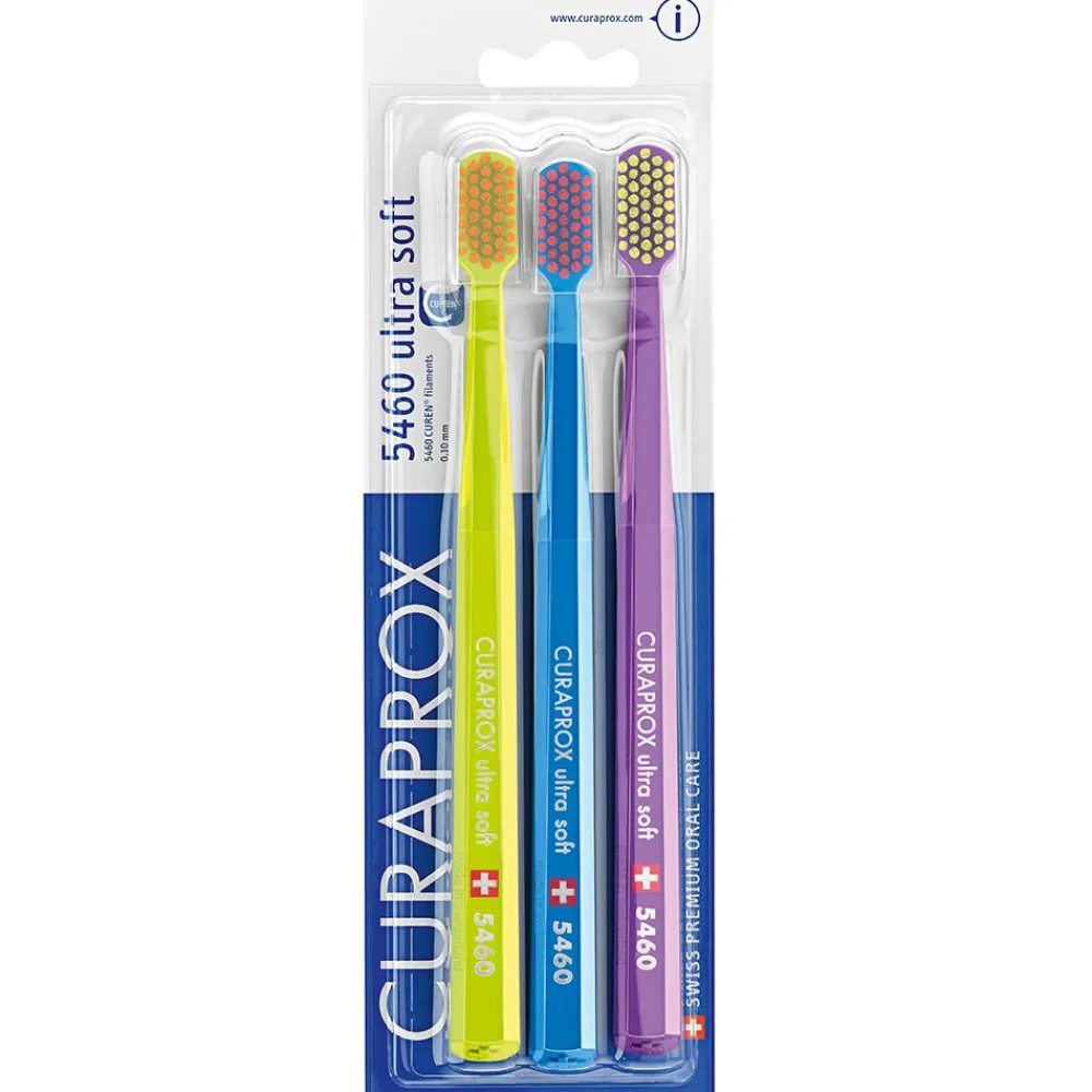 CURAPROX Zahnpflege^5460 Ultra Soft Zahnbürste 3er Pack