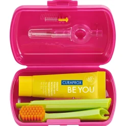 CURAPROX Zahnpflege|Travel-Set Rot