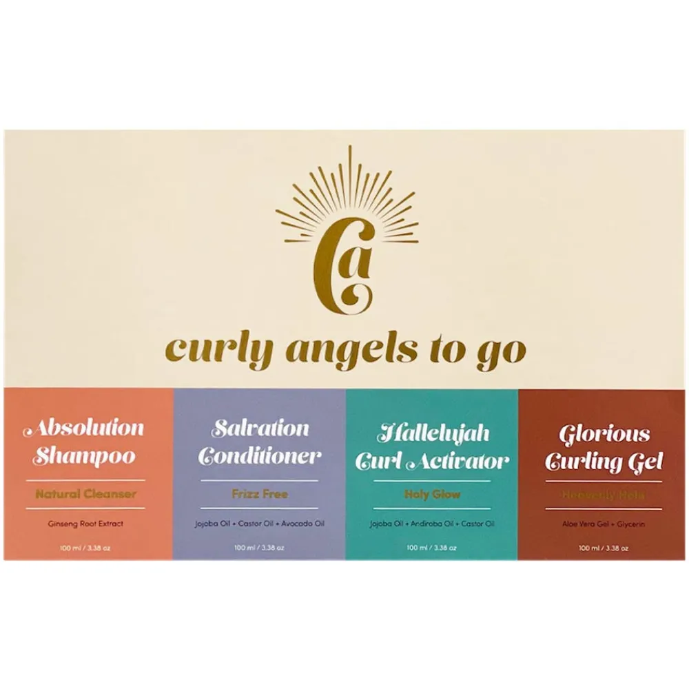 Curly Angels Afro-Haar| Styling-Gel & Creme^To Go 400 ml