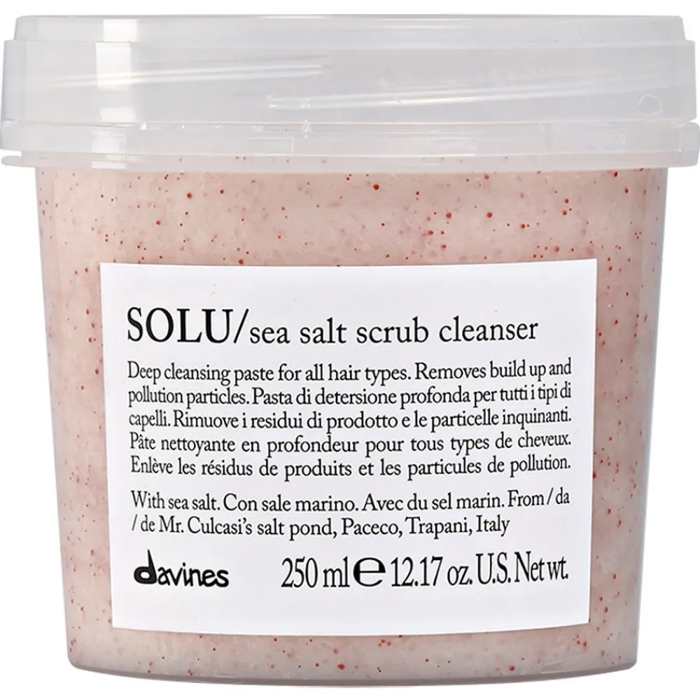 Essential Haircare Solu Sea Salt Scrub Cleanser 250 ml-Davines New