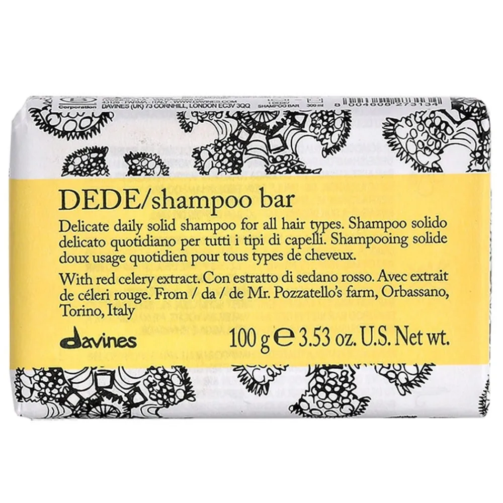 Davines Shampoo|Hagel Nature|Essential Haircare Dede Shampoo Bar 100 g