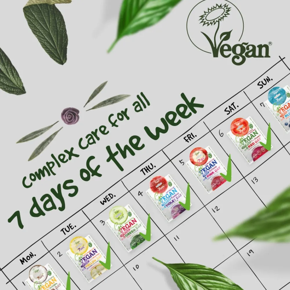 7Days Hagel Nature|Gesicht^Smoothie Sheet Mask Dienstag 25 ml