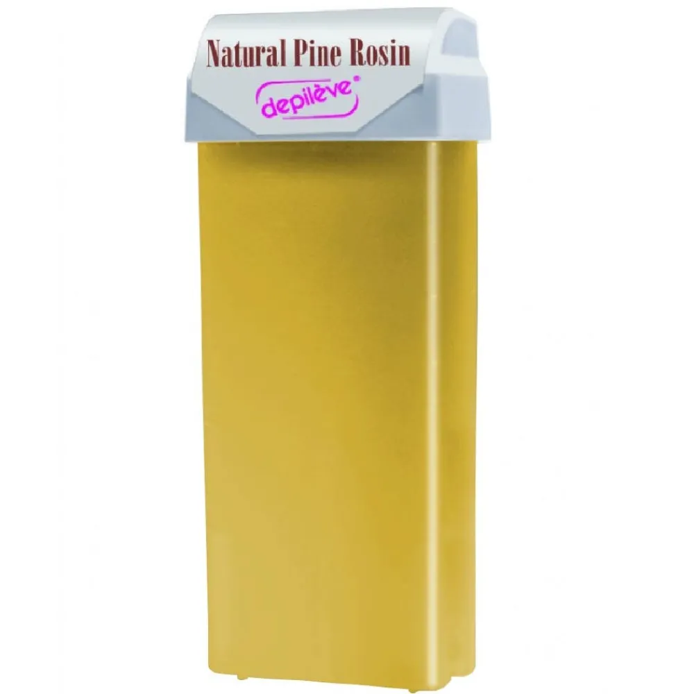 depileve Haarentfernung|Körper|Wachspatrone Pine Rosin Wax mit breitem Rollaufsatz 100 ml