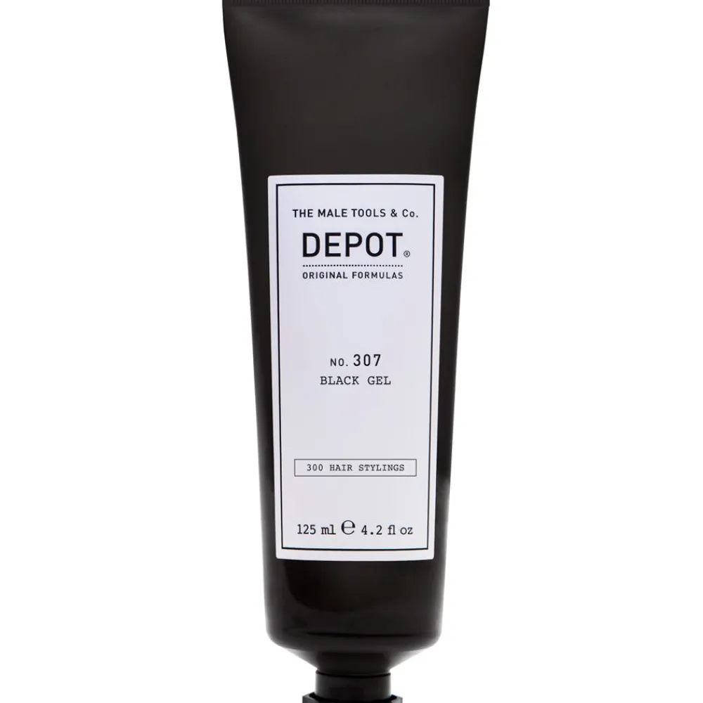 DEPOT Styling-Gel & Creme^307 Black Gel 125 ml