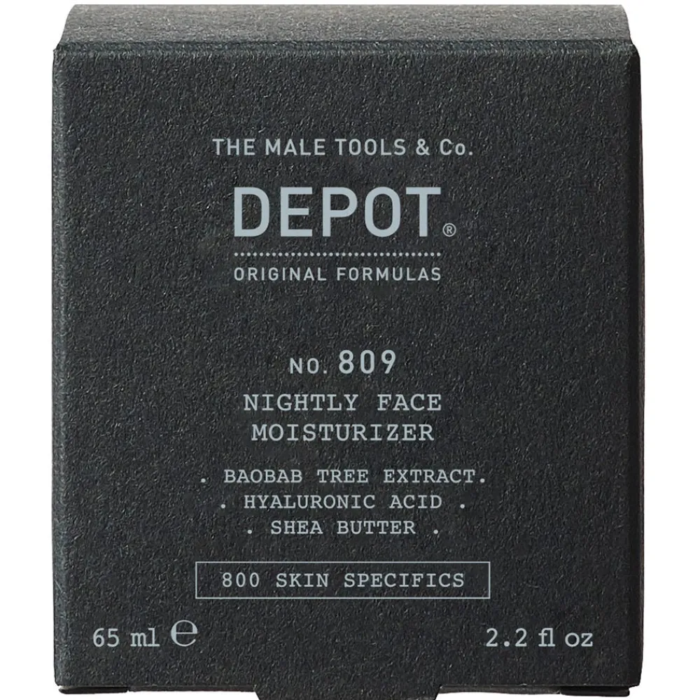 DEPOT Hautverjüngung|Hautpflege|809 Nightly Face Moisturizer 65 ml