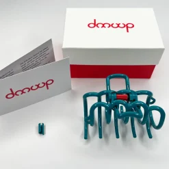 Petrol Elegance Haarklammer-doouup