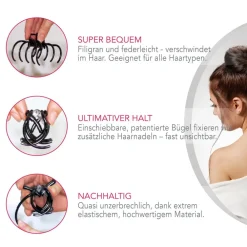 doouup Haarschmuck|® Space Silver Haarklammer