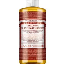 Dr. Bronner´s Hagel Nature|Hand & Fuß^Dr. Bronner's 18-in-1 Naturseife Eukalyptus 475 ml