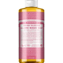 Dr. Bronner´s Hagel Nature|Hand & Fuß^Dr. Bronner's 18-in-1 Naturseife Kirschblüte 475 ml