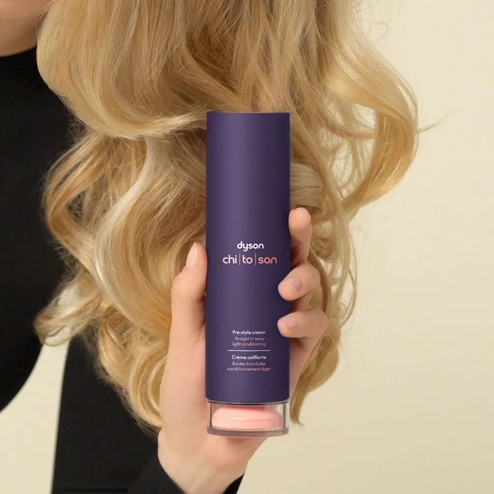 Chitosan Glattes bis Welliges Haar Pre-Style Cream light Refill 100 ml-Dyson Best