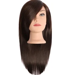 Efalock Übungsköpfe|Übungskopf Emotion Dina Natur-Synth-Mix braun 35 cm