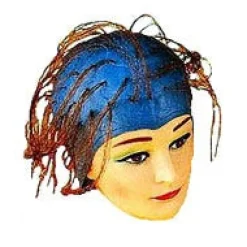 Efalock Salonausstattung|Zubehör|Gummi-Strähnenhaube in blau