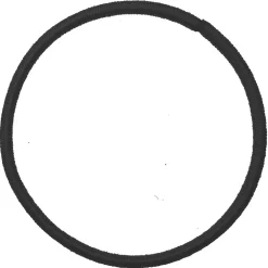 Efalock Haarklemmen|Haargummi schwarz 10 Stück