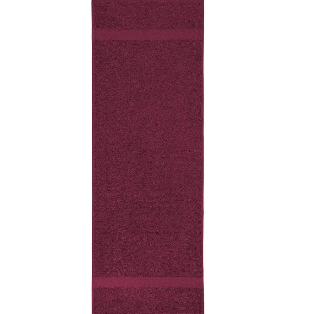 Efalock Salonausstattung|Handtücher^Handtuch bordeaux 30 x 90 cm
