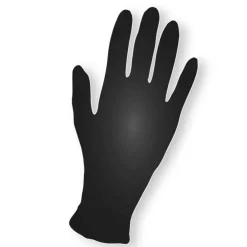 Efalock Hygiene & Desinfektion|Einwegartikel^Nitril Handschuhe M schwarz 100 Stück