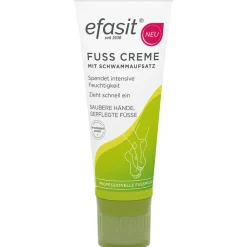 efasit Hagel Nature|Hand & Fuß^Fuß Creme mit Schwammaufsatz 75 ml
