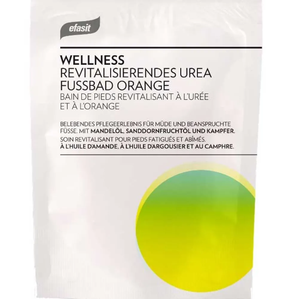 efasit Hand & Fuß^WELLNESS Revitalisierendes Urea Fußbad Orange 40 g