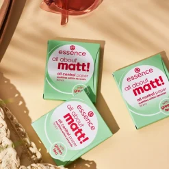 essence Puder & Concealer^all about matt! oil control paper 12 g