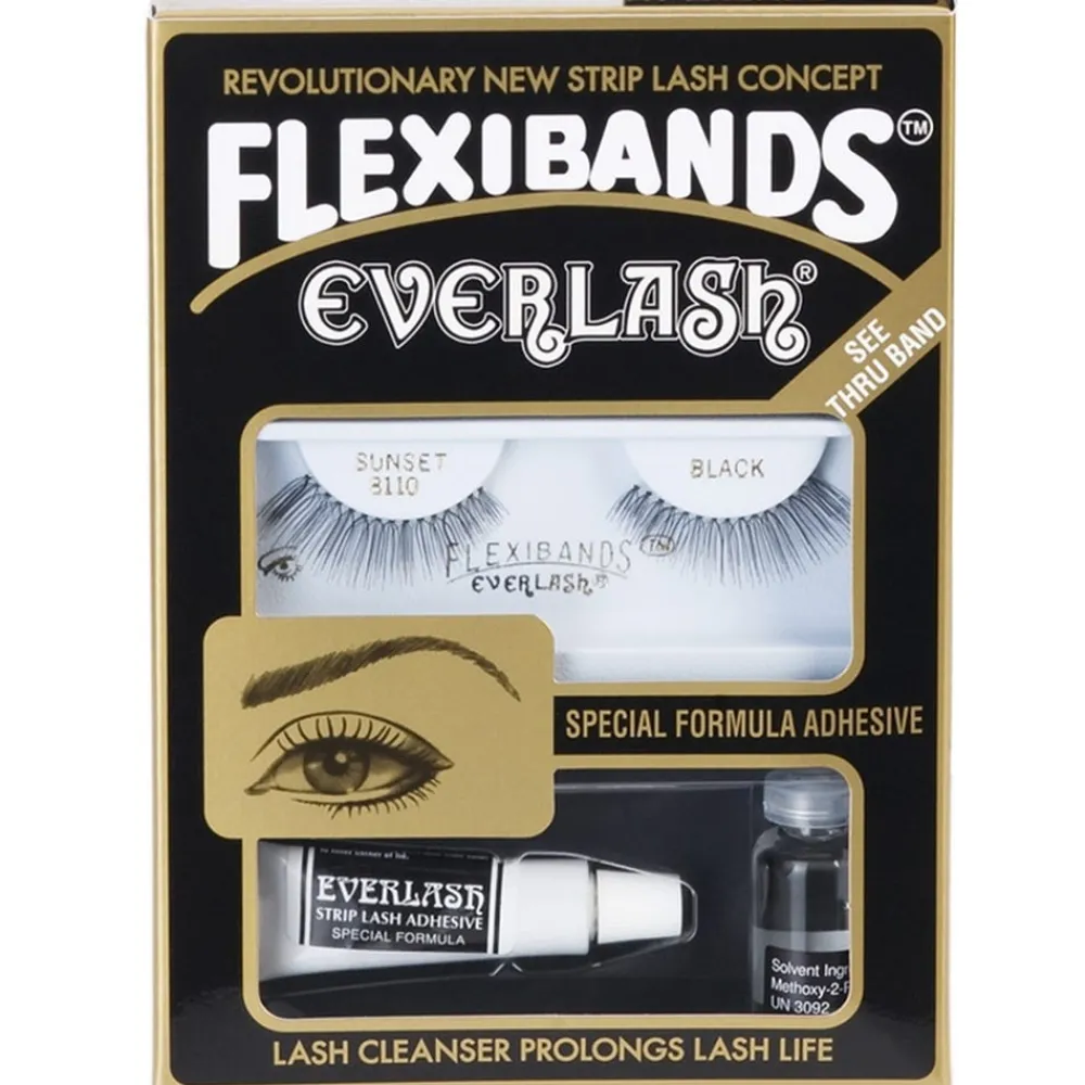 Everlash Wimpern & Brauen|Wimpern^Flexibands Sunset Oberlid schwarz