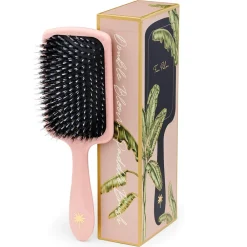 Fan Palm Bürste^Boar- & Nylon Brush Double Bloom Large Paddle