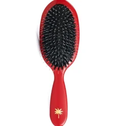 Fan Palm Bürste|Boar- & Nylon Brush Red Poppy - Medium
