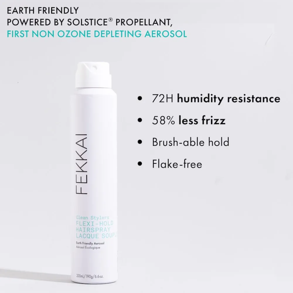 Green Aerosol Flexi-Hold Hair Spray 200 ml-Fekkai Best