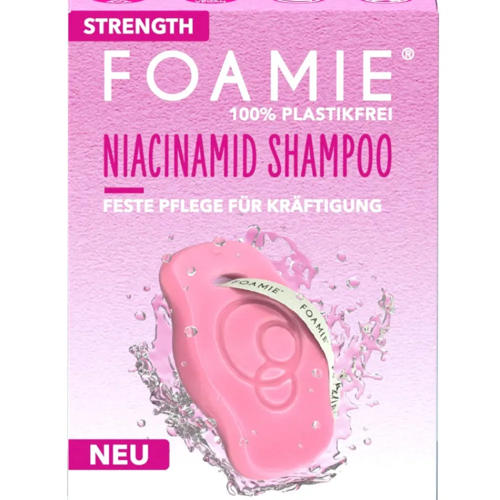 FOAMIE Hagel Nature| Shampoo^Festes Shampoo Strength mit Niacinamiden