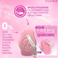 FOAMIE Hagel Nature| Shampoo^Festes Shampoo Strength mit Niacinamiden