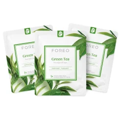 Farm To Face Collection Sheet Mask Green Tea 3 Stück-FOREO Sweden