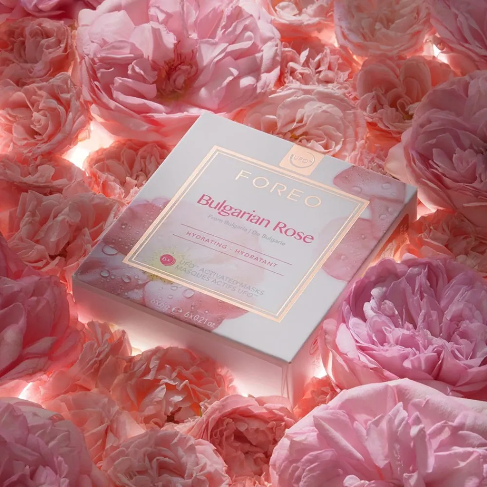 UFO Mask Bulgarian Rose 6 Stück-FOREO Sweden New