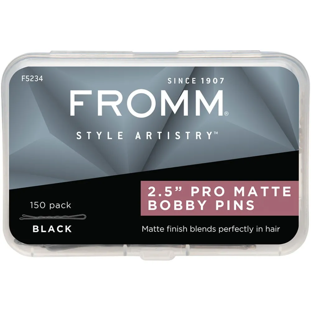 Essentials Haarklemmen Schwarz 2.5 Inch 150 Stück-Fromm Sale