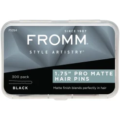 Fromm Haarklemmen|Haarschmuck|Essentials Haarklemmen Schwarz 1.75 Inch 300 Stück