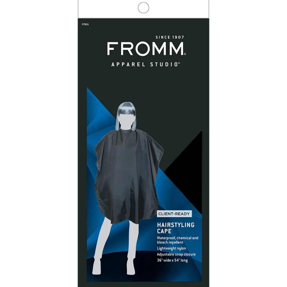 Fromm Frisierumhänge|Umhänge & Hauben|Haarstyling Umhang Schwarz