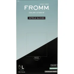 Puderfreie Nitrilhandschuhe Schwarz Large 100 Stück-Fromm New